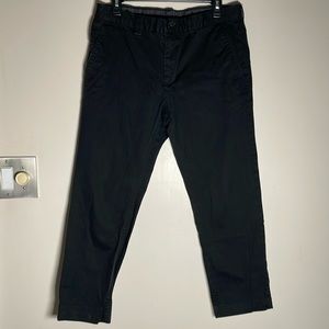 Zara Men’s Black trouser Pants 32 x25 short